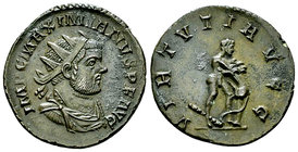 Maximianus Herculius AE Antoninianus, Hercules reverse 

Maximianus Herculius (286-305 AD). AE Antoninianus (21-22 mm, 3.61 g), Lugdunum, c. 287-289...