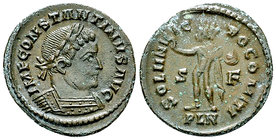 Constantine I AE Nummus, Londinium 

Constantine I 'the Great' (306-337 AD). AE Nummus (21-22 mm, 4.03 g), Londinium, c. 313/314.
Obv. IMP CONSTANT...