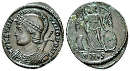 Constantinopolis commemorative AE Nummus, Treveri 

Constantine I (306-337 AD). AE Nummus (17-18 mm, 2.40 g), Treveri, 332/333. Commemorative Issue....