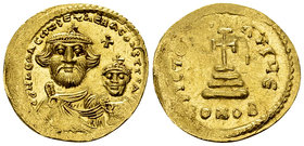 Heraclius, with Heraclius Constantinus AV Solidus 

Heraclius, with Heraclius Constantinus (610-641). AV Solidus (20-21 mm, 4.50 g), Constantinople,...