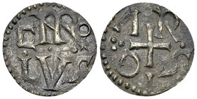 Charlemagne AR Denier, Arles (?)

Carolingians. Charlemagne (Charles the Great). As Charles I, King of the Franks (768-814). AR Denier (18 mm, 1.10 ...