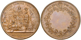 Genf, AE Medaille o.J., Societas Genevensis artium promotrix 

Schweiz, Genf /Genève. AE Medaille o.J. (18. Jhd.) (55 mm, 81.47 g), Preismedaille de...