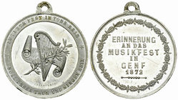 Genf, WM Medaille 1872, Musikfest 

Schweiz, Genf/Genève. WM Medaille 1872 (32 mm, 12.01 g), Erinnerung an das Musikfest. Von Drentwett.

Selten. ...
