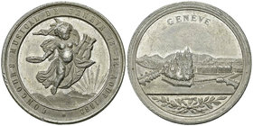 Genf, WM Medaille 1882, Concours musical 

Schweiz, Genf/Genève. WM Medaille 1882 (51 mm, 42.67 g), Concours musical.

Sehr schön.