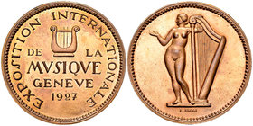 Genf, AE Medaille 1927, Expo internationale de la musique 

Schweiz, Genf /Genève. AE Medaille 1927 (53 mm, 55.52 g), Exposition internationale de l...