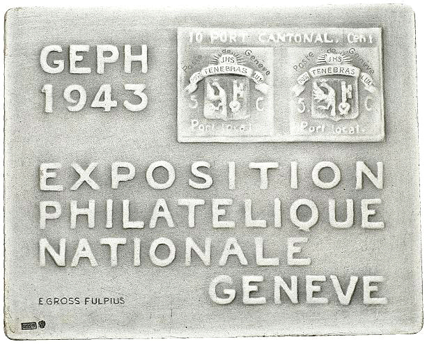 Genf, AR Plakette 1943, GEPH 

Schweiz, Genf/Genève. Einseitige AR Plakette 19...
