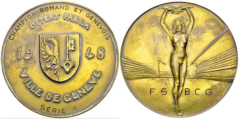 Genf, AE Medaille 1948 

Schweiz, Genf /Genève. AE Medaille 1948 (55 mm, 68.98...