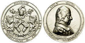 Genf, AR Medaille 1971, 125 Jahre Bank Hentsch & Cie. 

Schweiz, Genf/Genève. AR Medaille 1971 (25 mm, 26.26 g), 175e anniversaire de la Banque Hent...