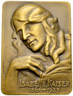 Nidwalden, AE Plakette 1925, Isabelle Kaiser 

Schweiz, Nidwalden. Einseitige AE Plakette 1925 (54x73 mm, 152.22 g), auf Isabelle Kaiser (1866-1925)...