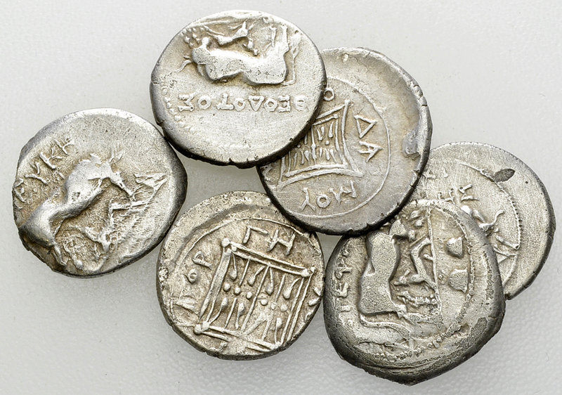 Lot of 6 AR Drachms 

Illyria, Dyrrhachium. Lot of 6 (six) AR Drachms.

Most...
