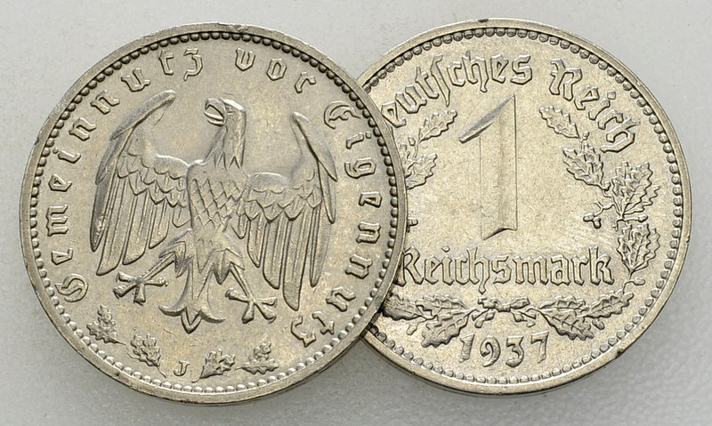 Deutschland, Lot von 2 NI Reichsmark 

Deutschland, Deutsches Reich. Lot von 2...