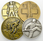 Schweiz, Lot von 4 militärischen Medaillen 

Schweiz. Lot von 4 (vier) militärischen Medaillen:

UOV Zürcher Oberland, Skitag 1938, Patrouillenlau...