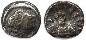 Keltische Münzen. GERMANIA. Quinar ca. 100-50 v. Chr, Nauheimer Typus. Silber. 1.60 g. 13.7 mm. Castelin 1113. Sehr schön