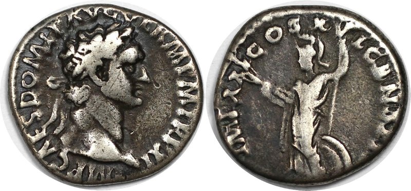 Römische Münzen, MÜNZEN DER RÖMISCHEN KAISERZEIT. Domitianus, 81-96 n. Chr, AR-D...