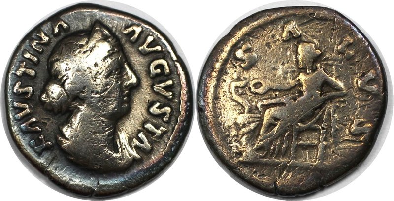 Römische Münzen, MÜNZEN DER RÖMISCHEN KAISERZEIT. Faustina Junior. Augusta, 147-...