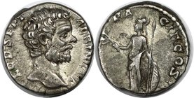 Römische Münzen, MÜNZEN DER RÖMISCHEN KAISERZEIT. Clodius Albinus, 193-197 n. Chr, AR-Denar. Silber. 3.63 g. Sehr schön+