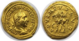Römische Münzen, MÜNZEN DER RÖMISCHEN KAISERZEIT. Trajan Decius, 249 - 251 n. Chr., AV Aureus (4.71 g. 21 mm) Sehr schön-vorzüglich