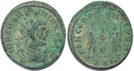 Römische Münzen, MÜNZEN DER RÖMISCHEN KAISERZEIT. Maximianus Herculius, 286-310 n.Chr, Antoninianus. Kopf des Kaisers / Kaiser und Jupiter. Є in cente...