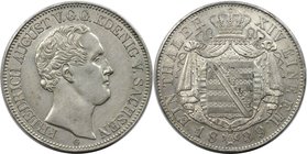 Altdeutsche Münzen und Medaillen, SACHSEN- ALBERTINE. Friedrich August II. (1836-1854). Taler 1839 G, Silber. AKS 99. Vorzüglich