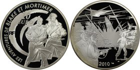 Europäische Münzen und Medaillen, Frankreich / France. Blake und Mortimer. 10 Euro 2010, Silber. KM 1717. Proof