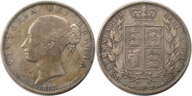 Europäische Münzen und Medaillen, Großbritannien / Vereinigtes Königreich / UK / United Kingdom. Victoria (1837-1901). 1/2 Crown 1883, Silber. KM 756....