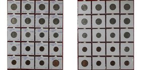 Europäische Münzen und Medaillen, Irland / Ireland, Lots und Sammlungen. 3х Shilling 1954-1989, 10х5 Pence 1971-1996, 6х1/2 Penny 1971-1982, 1х2 Penny...