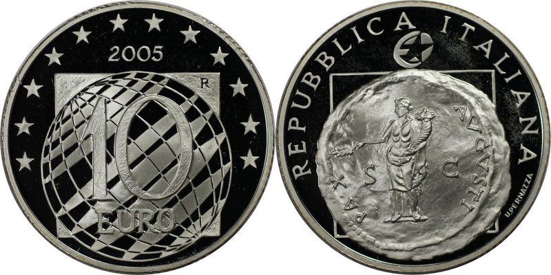 Europäische Münzen und Medaillen, Italien / Italy. 60 jaar vrede en vrijheid in ...