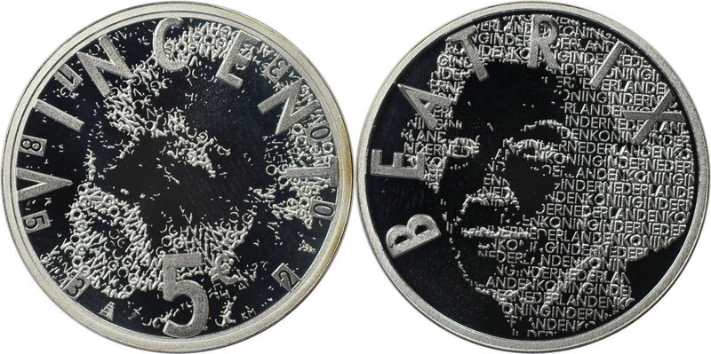 Europäische Münzen und Medaillen, Niederlande / Netherlands. 150. Geburtstag Vin...