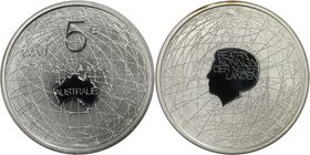 Europäische Münzen und Medaillen, Niederlande / Netherlands. 400. Jahrestag der Entdeckung Australiens. 5 Euro 2006, Silber. KM 255. Polierte Platte