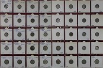 Europäische Münzen und Medaillen, Niederlande / Netherlands, Lots und Sammlungen. 1х5 Cents 1850, 13х10 Cents 1913-1944, 6х25 Cents 1912-1939. Lot von...