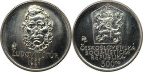 Europäische Münzen und Medaillen, Tschechoslowakei / Czechoslovakia. Sozialistische Republik (ČSSR) (1960-1990). 125. Jahrestag - Tod von Ludovit Stur...