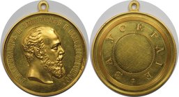 Russische Münzen und Medaillen, Alexander III. (1881-1894). Tragbare, goldene Verdienstmedaille ND., von A. Griliches. Fleißprämie für Kaufleute, Arbe...