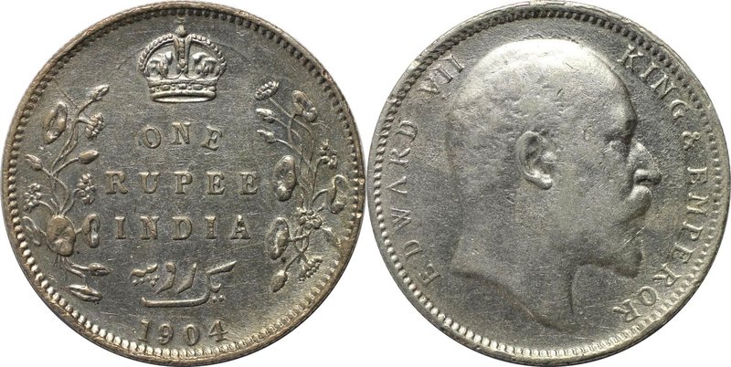 Weltmünzen und Medaillen, Indien / India. Britisch Indien. Edward VII. (1901-191...