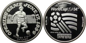 Weltmünzen und Medaillen, Vereinigte Staaten / USA / United States. Medaille 1994, Silber. Polierte Platte, Zertifikat