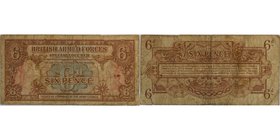 Banknoten, England. 6 Pence 1946. P.17. III