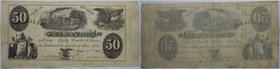 Banknoten, USA / Vereinigte Staaten von Amerika, Obsolete Banknotes. Manchester, New Jersey. S. W. & W. A. Torrey. June 15, 1861. 50 Cents Banknote 18...