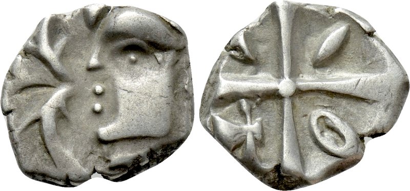 SOUTHERN GAUL. Volcae-Tectosages (Circa 2nd -1st century BC). Drachm. 

Obv: S...