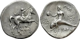CALABRIA. Tarentum. Nomos (Circa 280-270 BC).