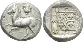 THRACE. Maroneia. Stater (Circa 386/5-348/7 BC). Posideos, magistrate.