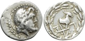 ACHAIA. Achaian League. Aegira. Triobol or Hemidrachm (2nd century BC).