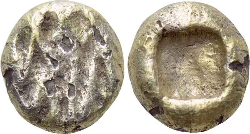 IONIA. Fourrée EL 1/48 Stater (650-600 BC). 

Obv: Flattened striated surface....