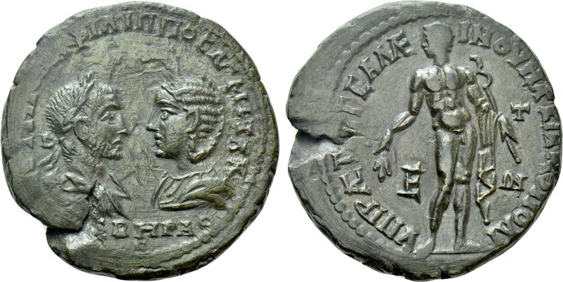 MOESIA INFERIOR. Marcianopolis. Philip I 'the Arab', with Otacilia Severa (244-2...