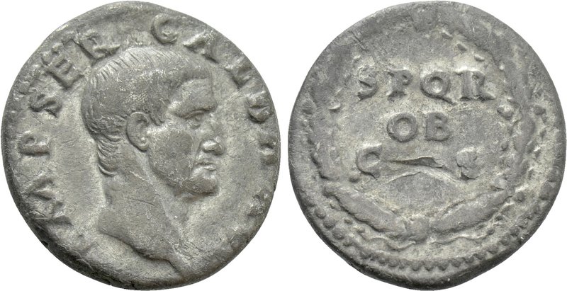 GALBA (68-69). Denarius. Rome. 

Obv: IMP SER GALBA AVG. 
Bare head right.
R...