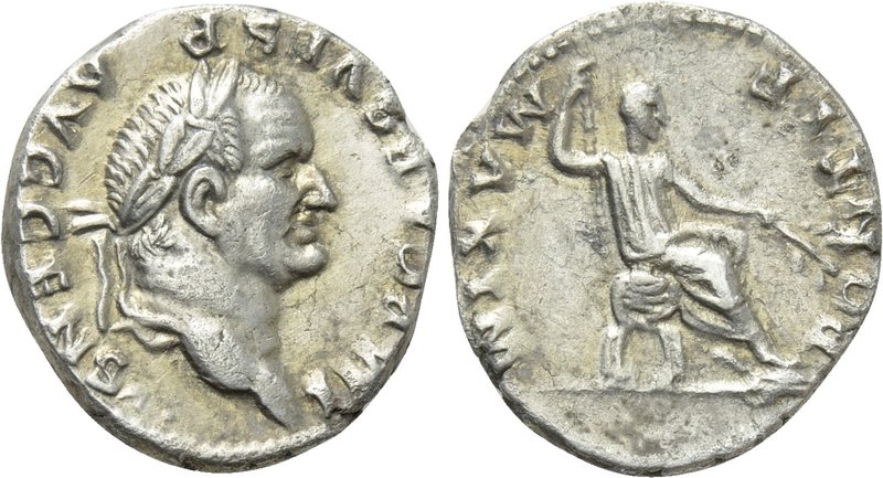 VESPASIAN (69-79). Denarius. Rome. 

Obv: IMP CAES VESP AVG CENS. 
Laureate h...