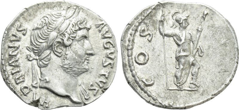 HADRIAN (117-138). Denarius. Rome. 

Obv: HADRIANVS AVGVSTVS. 
Laureate bust ...