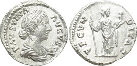 FAUSTINA II (Augusta, 147-175). Denarius. Rome.