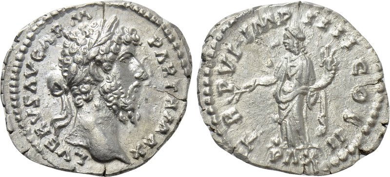 LUCIUS VERUS (161-169). Denarius. Rome. 

Obv: L VERVS AVG ARM PARTH MAX. 
La...