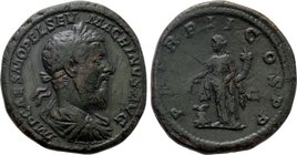 MACRINUS (217-218). Sestertius. Rome.