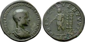 DIADUMENIAN (Caesar, 217-218). Sestertius. Rome.