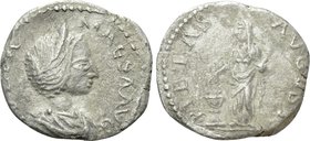 JULIA MAESA (Augusta, 218-224/5). Denarius. Contemporary imitation of Rome.